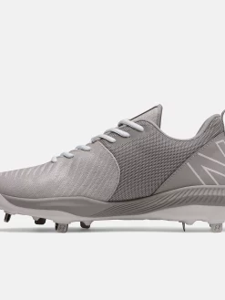 New Balance – Grey/White FuelCell 4040v6 Metal Spikes (L4040TG6) -Baseballism shop l4040tg6 3