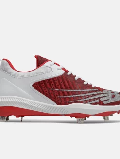New Balance – Red/White FuelCell 4040v6 Metal Spikes (L4040TR6)