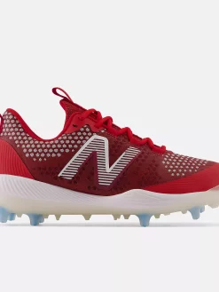 New Balance – FuelCell COMPv3 Red Hybrid Baseball Cleats (LCOMPTR3)