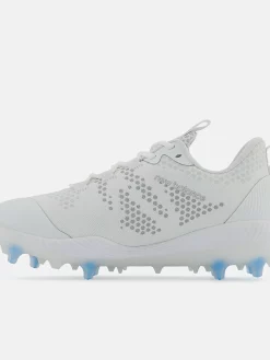 New Balance LCOMPv3 – White Hybrid Cleats -Baseballism shop lcomptw3 3
