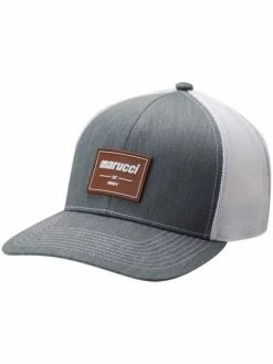 Marucci Established Patch Trucker Snapback Hat Gray/White