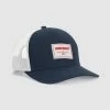 Marucci Established Patch Trucker Snapback Hat Navy/White -Baseballism shop marucci marucci established patch trucker snapback