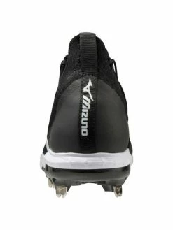 MIZUNO DOMINANT KNIT MEN’S METAL BASEBALL CLEAT - Black/White 9 MIZUNO DOMINANT KNIT MEN’S METAL BASEBALL CLEAT - Black/White -Baseballism shop mizuno mizuno dominant knit mens metal baseball cl 7