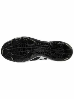 MIZUNO DOMINANT KNIT MEN’S METAL BASEBALL CLEAT - Black/White 11 MIZUNO DOMINANT KNIT MEN’S METAL BASEBALL CLEAT - Black/White -Baseballism shop mizuno mizuno dominant knit mens metal baseball cl 9