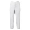 Mizuno Women's Non-Belted Low Rise Fastpitch Pants White XS -Baseballism shop mizuno mizuno womens non belted low rise fastpitch