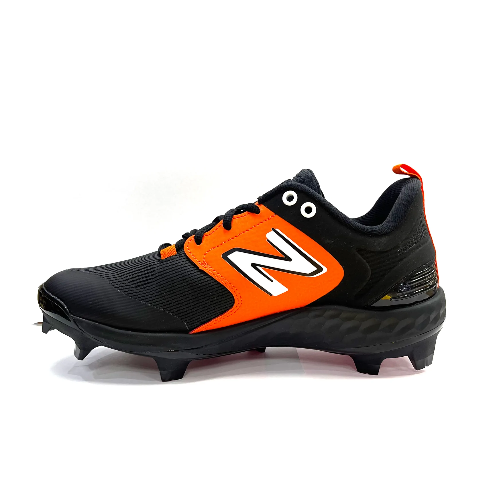 New Balance Black/Orange PL3000v6 Molded Cleats 5 New Balance Black/Orange PL3000v6 Molded Cleats - Image 3