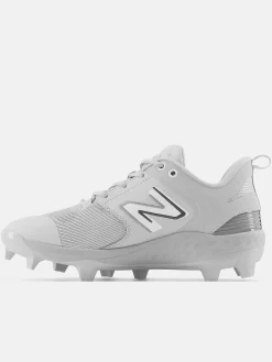 New Balance Grey PL3000v6 Molded Cleats -Baseballism shop pl3000g6 3