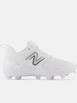 New Balance White PL3000v6 Molded Cleats