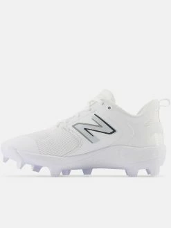New Balance White PL3000v6 Molded Cleats -Baseballism shop pl3000w6 3 1