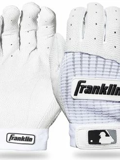 Franklin Pro Classic Batting Gloves – Adult – White