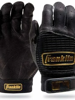 Franklin Pro Classic Batting Gloves – Adult – Black/Gold
