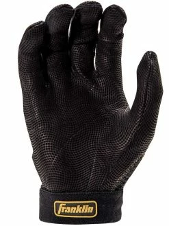 Franklin Pro Classic Batting Gloves – Adult – Black/Gold -Baseballism shop pro classic black 2