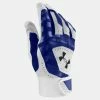 Under Armour Adult Yard Batting Gloves – White/Royal -Baseballism shop products 1237456 roy