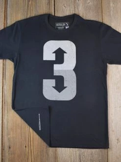 Baseballism 3 Up 3 Down Black T-Shirt (Men’s) -Baseballism shop products 3 up black 3