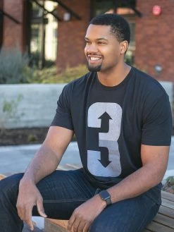 Baseballism 3 Up 3 Down Black T-Shirt (Men’s) -Baseballism shop products 3 up black 4