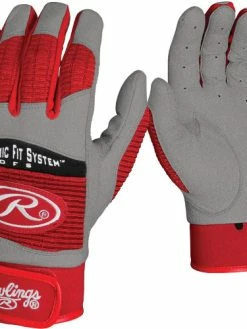 Rawlings Adult Workhorse 950 Series Batting Glove – Red