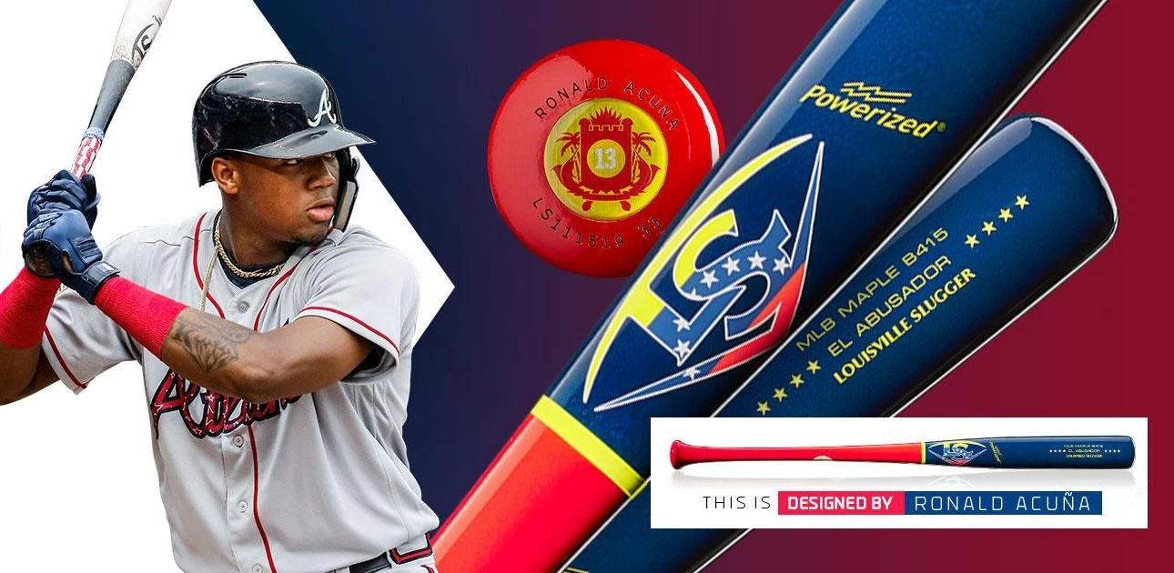 Louisville Slugger MLB PRO PRIME B415 RONALD ACUÑA Player-Inspired Model 2 Louisville Slugger MLB PRO PRIME B415 RONALD ACUÑA Player-Inspired Model