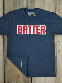 Baseballism Batter Up Navy T-Shirt (Men’s) -Baseballism shop products batterup 3