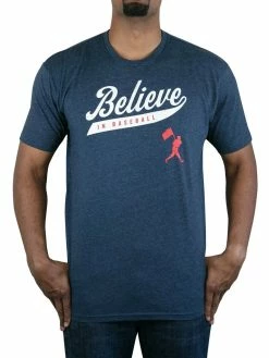 Baseballism – Believe In Baseball Navy T-Shirt (Men’s)