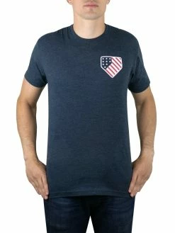 Baseballism – Home Team – Red, White And Blue T-Shirt (Men’s)
