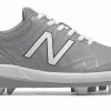 New Balance 4040v5 Youth Molded Cleats – Grey/White (J4040TG5) -Baseballism shop products j4040tg5 1