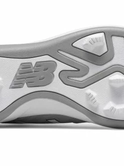 New Balance 4040v5 Youth Molded Cleats – Grey/White (J4040TG5) -Baseballism shop products j4040tg5 4