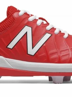 New Balance 4040v5 Youth Molded Cleats – Red/White (J4040TR5)