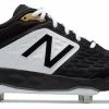 New Balance – Black/White Low-Cut L3000v4 Metal Spikes (L3000BK4) -Baseballism shop products l3000bk4 1