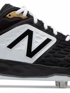 New Balance – Black/White Low-Cut L3000v4 Metal Spikes (L3000BK4)