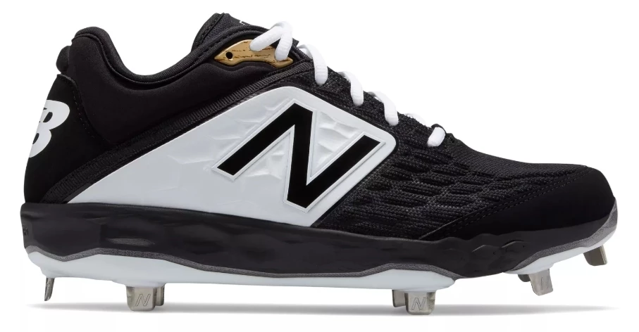 New Balance β Black/White Low-Cut L3000v4 Metal Spikes (L3000BK4) 3 New Balance β Black/White Low-Cut L3000v4 Metal Spikes (L3000BK4)