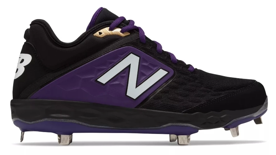 New Balance β Black/Purple Low-Cut L3000v4 Metal Spikes (L3000BP4) 3 New Balance β Black/Purple Low-Cut L3000v4 Metal Spikes (L3000BP4)