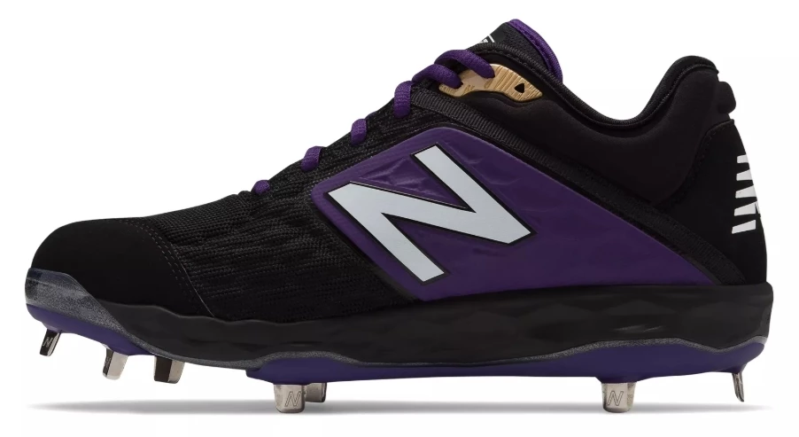 New Balance β Black/Purple Low-Cut L3000v4 Metal Spikes (L3000BP4) 4 New Balance β Black/Purple Low-Cut L3000v4 Metal Spikes (L3000BP4) - Image 2