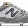New Balance – Grey/White Low-Cut L3000v4 Metal Spikes (L3000GW4) -Baseballism shop products l3000gw4 1