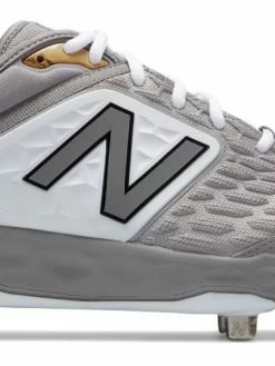 New Balance – Grey/White Low-Cut L3000v4 Metal Spikes (L3000GW4)