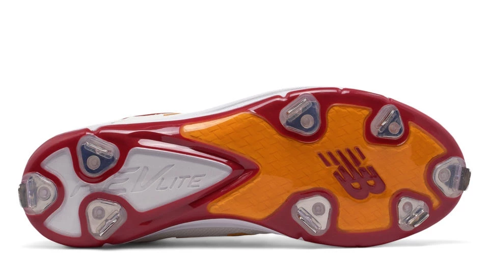 New Balance – Coumarin Pack Spikes – White/Burgundy/Gold (L3000MW3) 7 New Balance – Coumarin Pack Spikes – White/Burgundy/Gold (L3000MW3) - Image 5