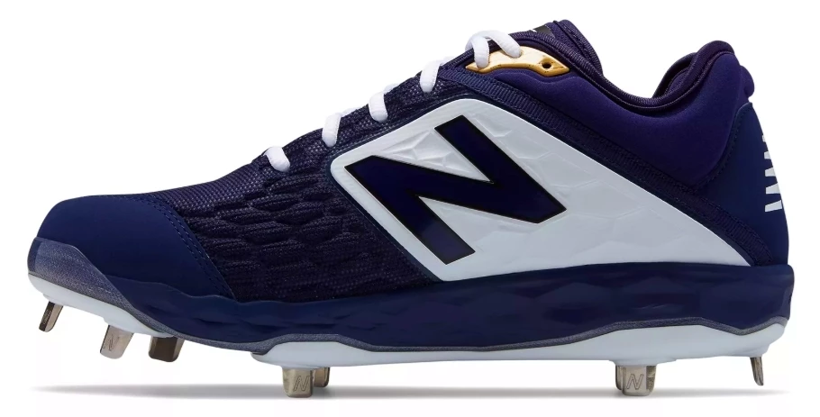 New Balance β Navy/White Low-Cut L3000v4 Metal Spikes (L3000TN4) 4 New Balance β Navy/White Low-Cut L3000v4 Metal Spikes (L3000TN4) - Image 2