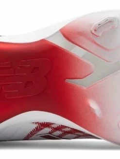 New Balance – White/Red Hero 4040v5 Metal Spikes (L4040AS5) -Baseballism shop products l4040as5 4