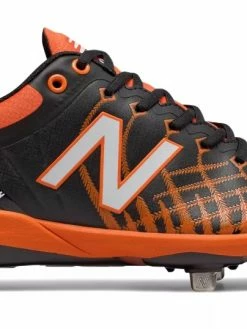 New Balance 4040v5 Metal Spikes – Black/Orange (L4040BO5)