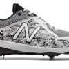 New Balance – White/Black Camo 4040v4 Baseball Spikes (L4040PW4) -Baseballism shop products l4040pw4 1
