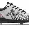 New Balance 4040v5 Metal Spikes – Black/White (L4040PW5) -Baseballism shop products l4040pw5 1