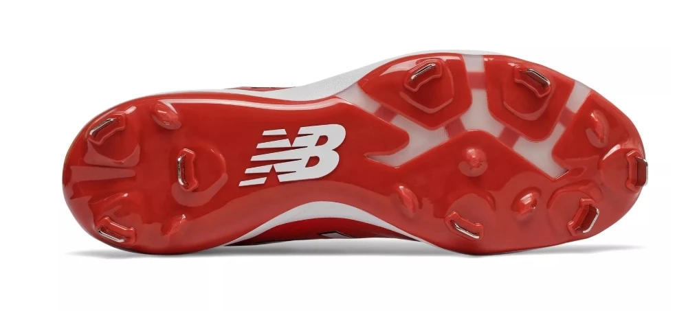 New Balance 4040v5 Metal Spikes – Red/White (L4040TR5) 6 New Balance 4040v5 Metal Spikes – Red/White (L4040TR5) - Image 4