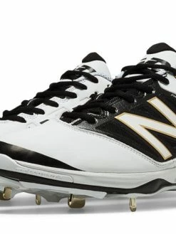 New Balance – White/Black Low 4040v3 Baseball Spikes (L4040WT3)