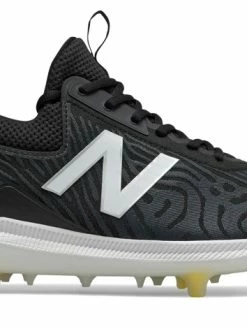 New Balance – FuelCell COMPv2 Black Hybrid Baseball Cleats (LCOMPBK2)