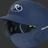 Rawlings Mach Batting Helmet W/ EXT Flap – Navy (MACHEXTR)