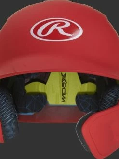 Rawlings Mach Batting Helmet W/ EXT Flap – Red (MACHEXTR) 9 Rawlings Mach Batting Helmet W/ EXT Flap – Red (MACHEXTR) -Baseballism shop products machextr red 3