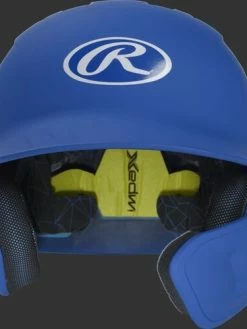Rawlings Mach Batting Helmet W/ EXT Flap – Royal (MACHEXTR) -Baseballism shop products machextr royal 3