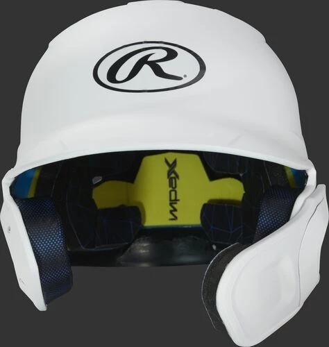 Rawlings Mach Batting Helmet W/ EXT Flap – White (MACHEXTR) 5 Rawlings Mach Batting Helmet W/ EXT Flap – White (MACHEXTR) - Image 3