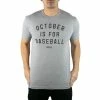 Baseballism – October Is For Baseball T-Shirt (Men’s) -Baseballism shop products october 1