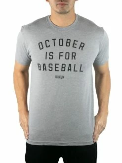 Baseballism – October Is For Baseball T-Shirt (Men’s)