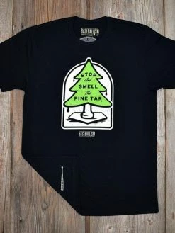 Baseballism – Stop And Smell The Pine Tar – T-Shirt (Men’s) -Baseballism shop products pinetar 3